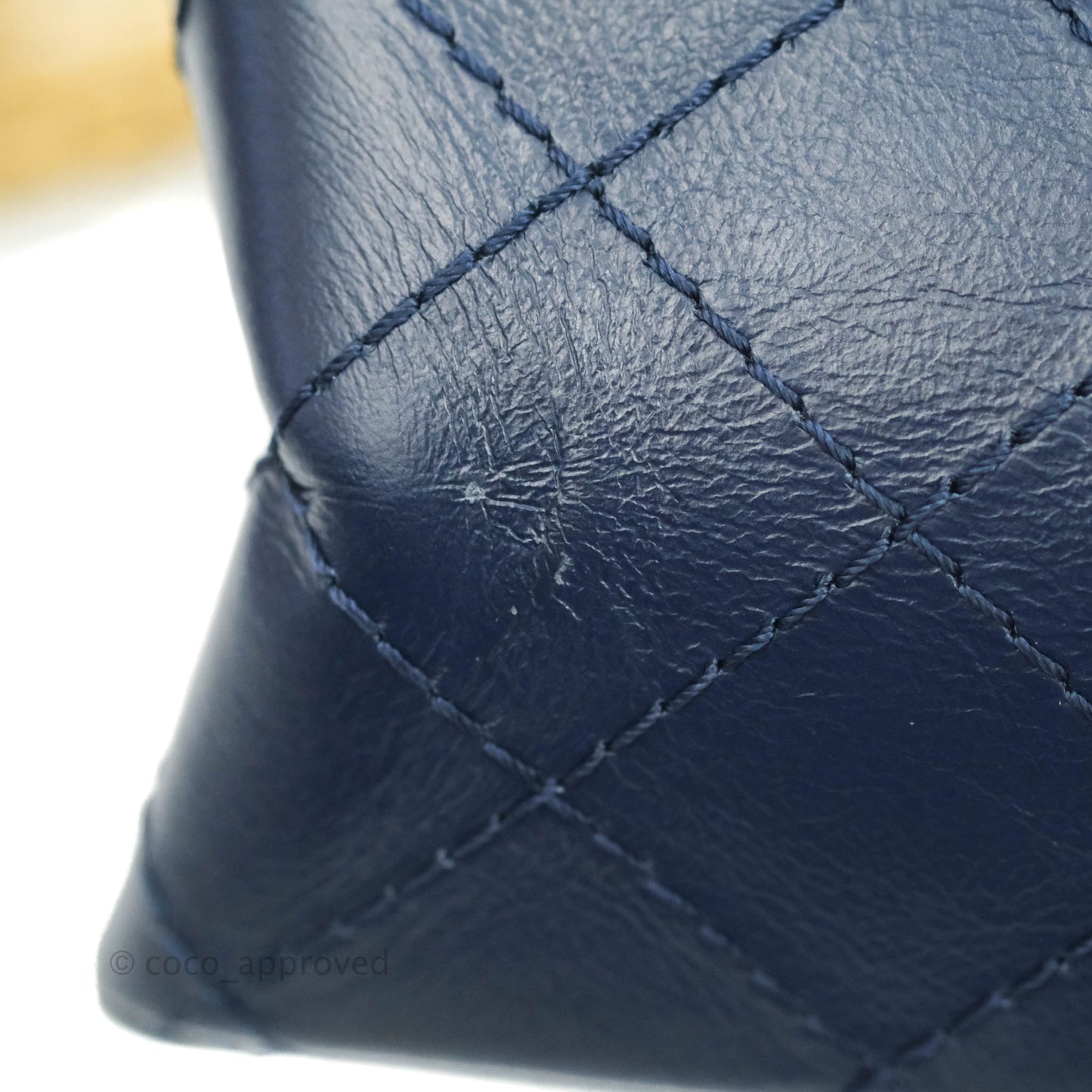 Chanel Reissue Quilted Navy Aged Calfskin Aged Gold Hardware 225