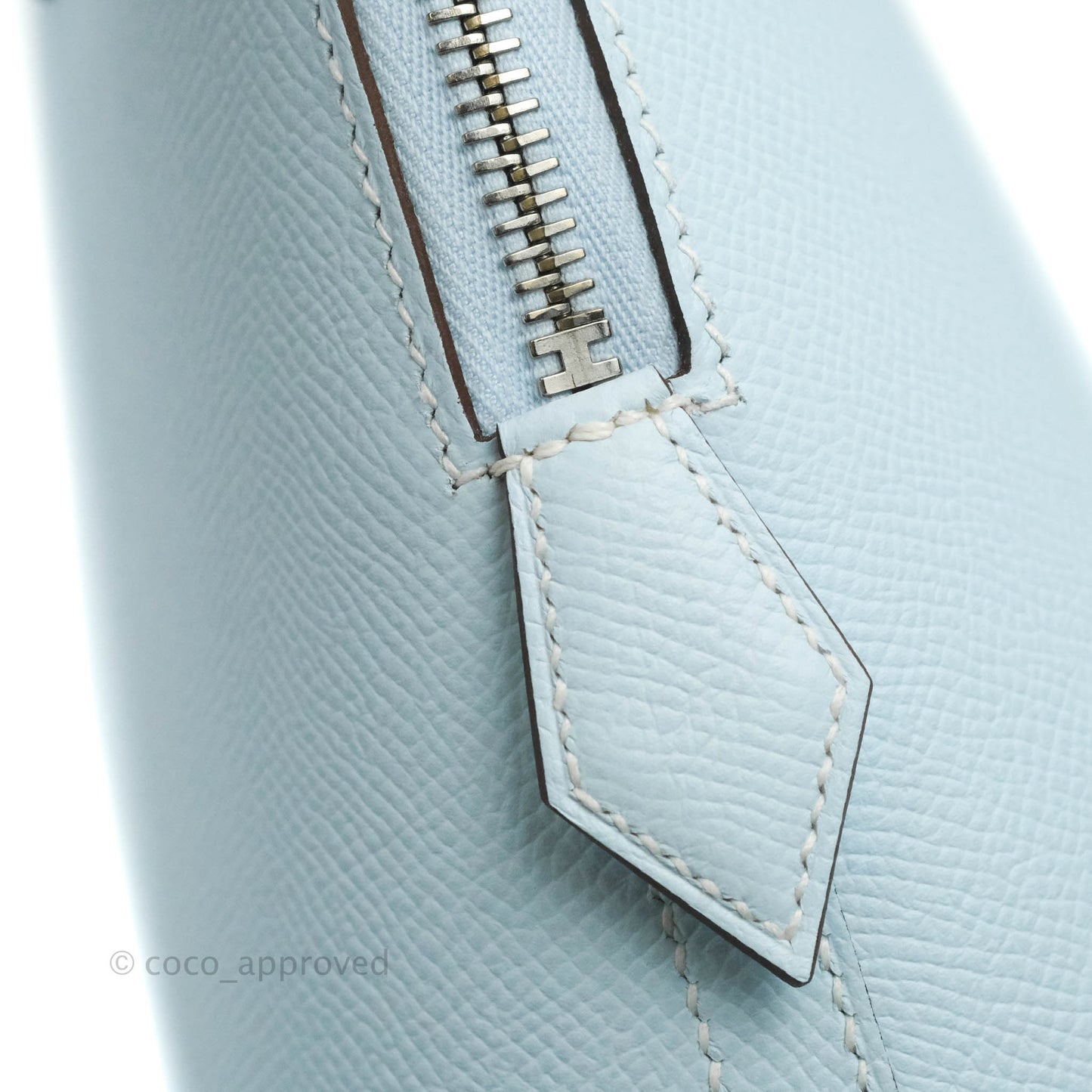 Hermès Bolide 25 Bleu Brume Epsom Palladium Hardware