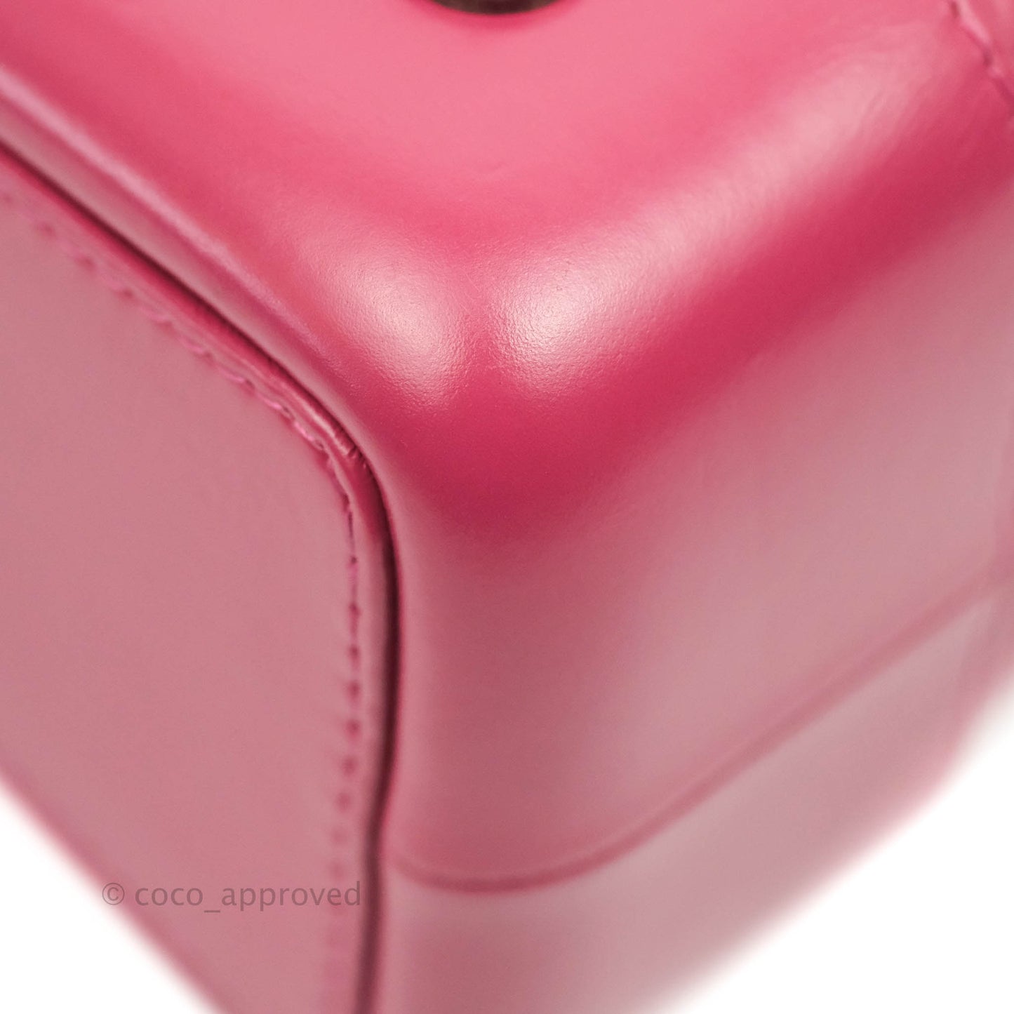 Chanel Gabrielle Backpack Pink Aged Calfskin Small Black