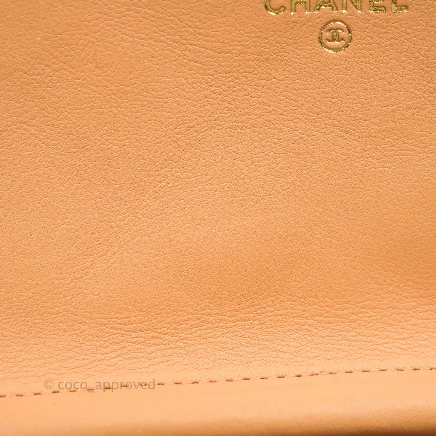 Chanel Clutch with Chain Beige Calfskin Aged Gold Hardware 21B