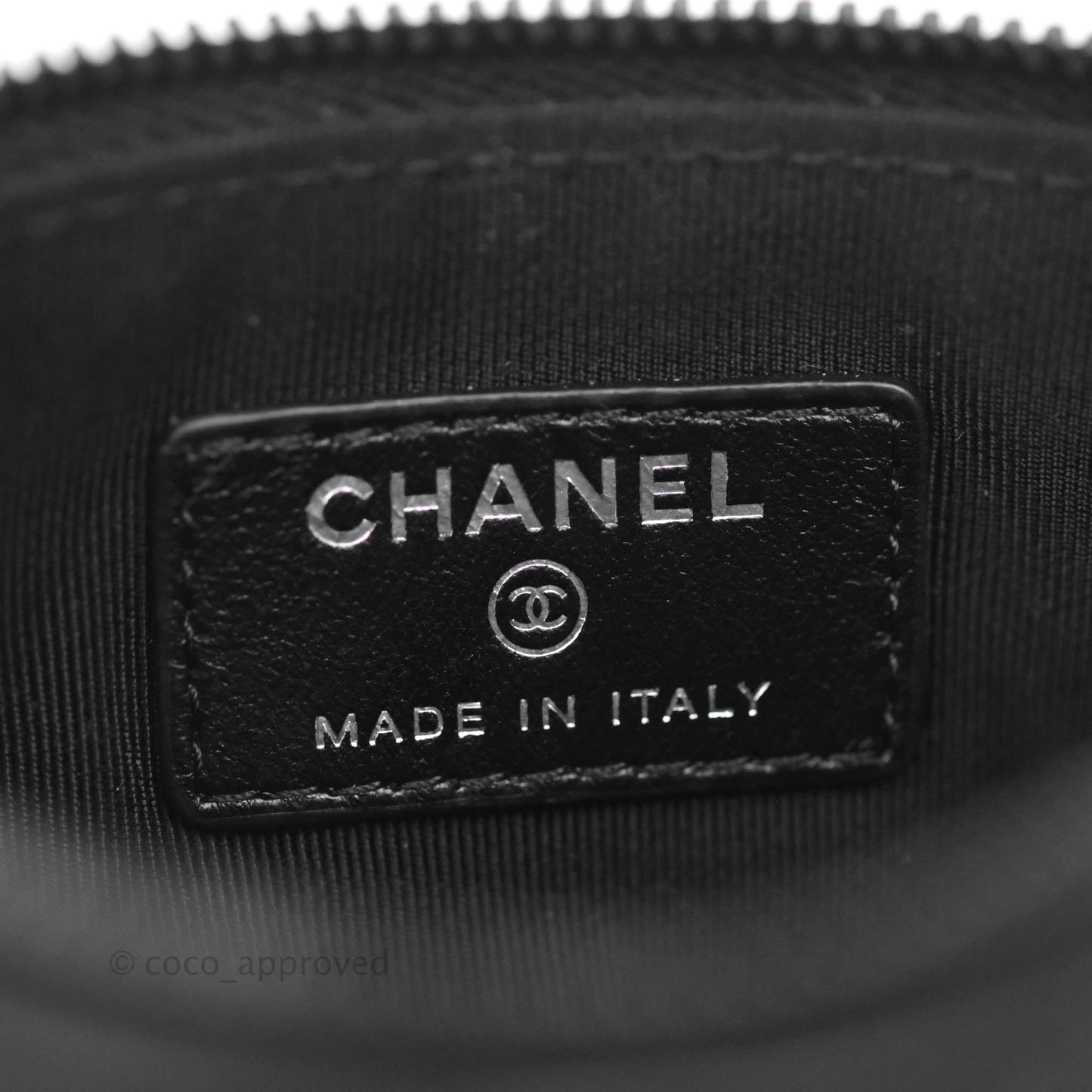 Chanel Quilted Mini Reissue O Case So Black Aged Calfskin