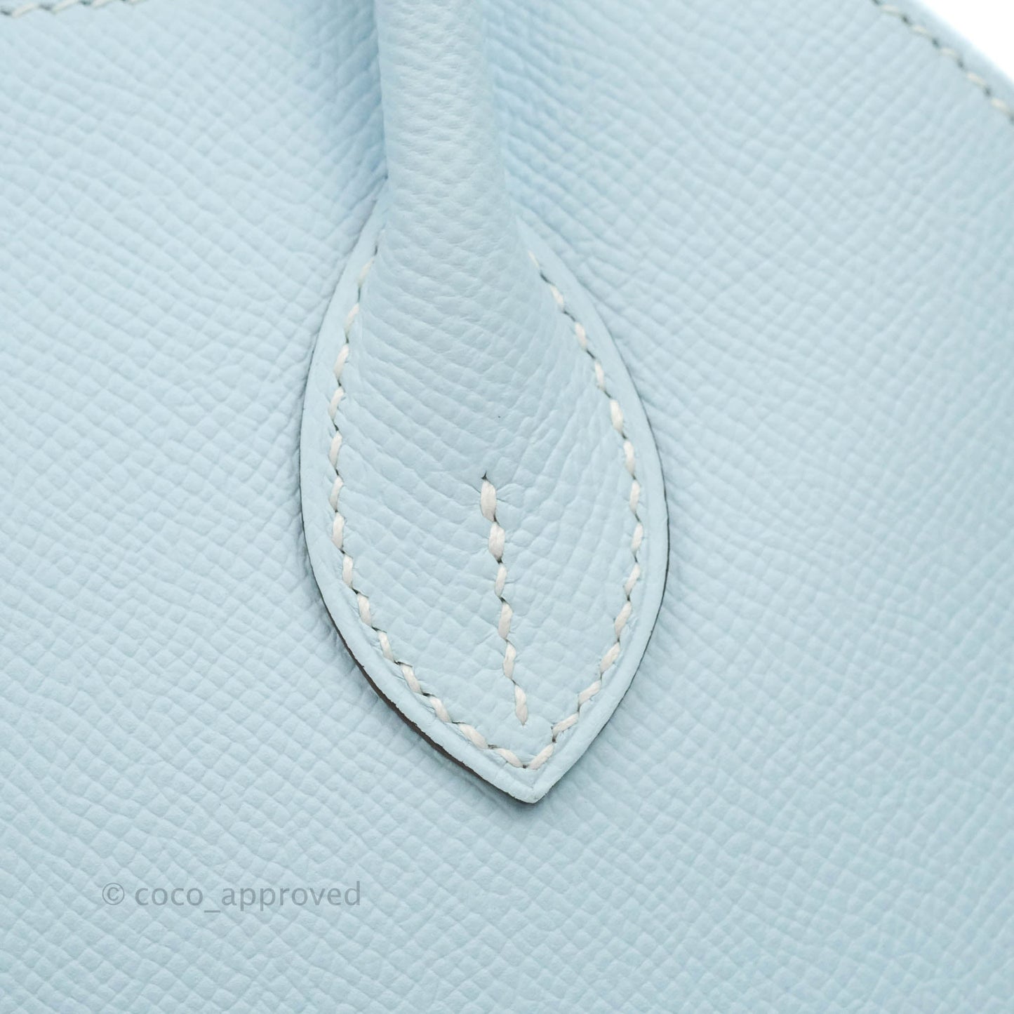 Hermès Bolide 25 Bleu Brume Epsom Palladium Hardware