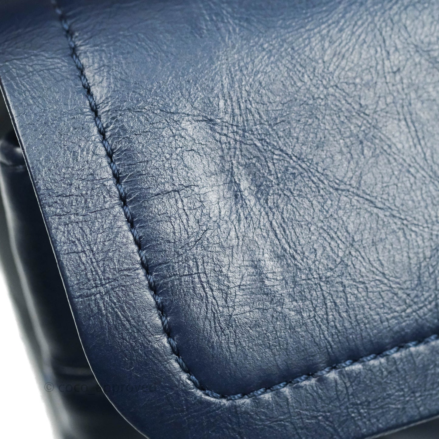 Chanel Reissue Quilted Navy Aged Calfskin Aged Gold Hardware 225