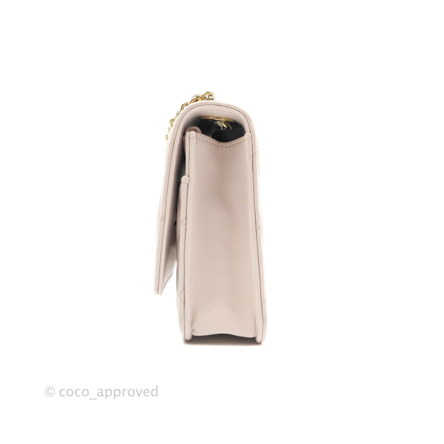 Chanel Trendy CC WOC Pale Pink Lambskin Gold Hardware