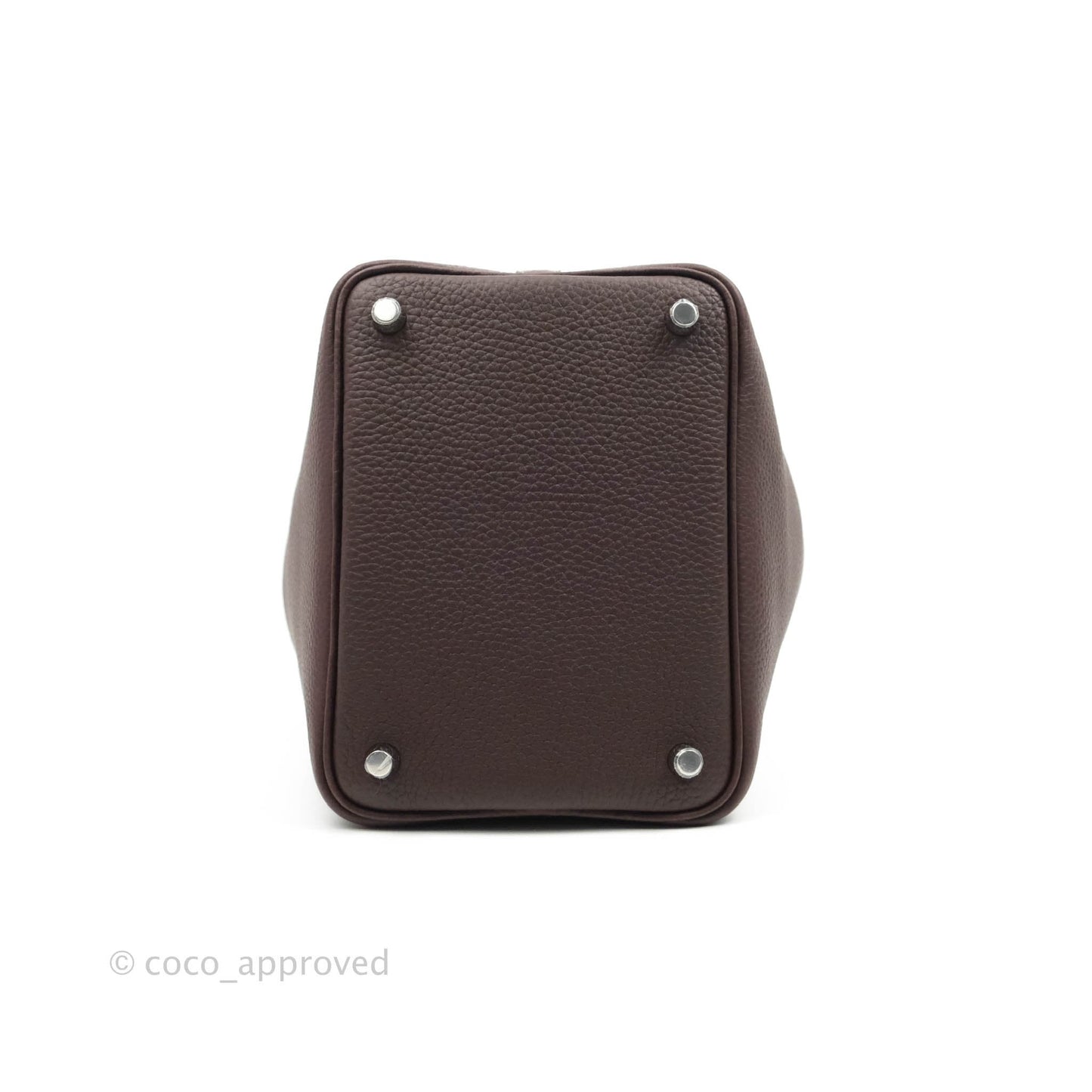 Hermès Borsa Picotin Lock 18 Rouge Sellier Silver Hardware