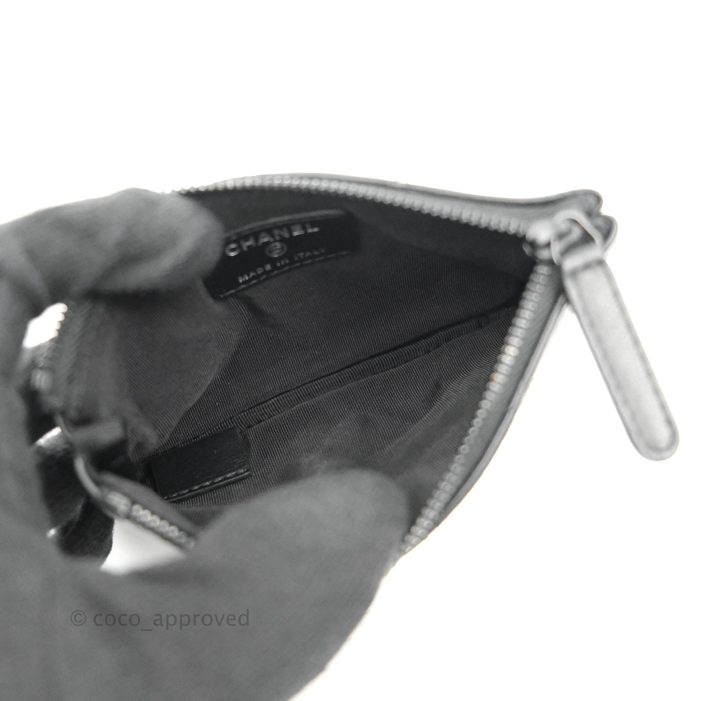 Chanel Quilted Mini Reissue O Case So Black Aged Calfskin