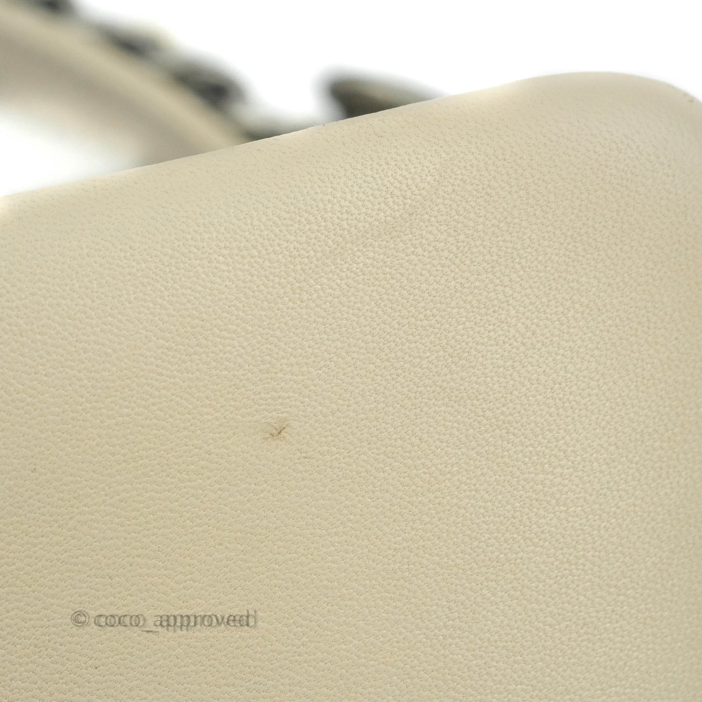 Chanel 19 Medium Beige Cream Goatskin Mixed Hardware