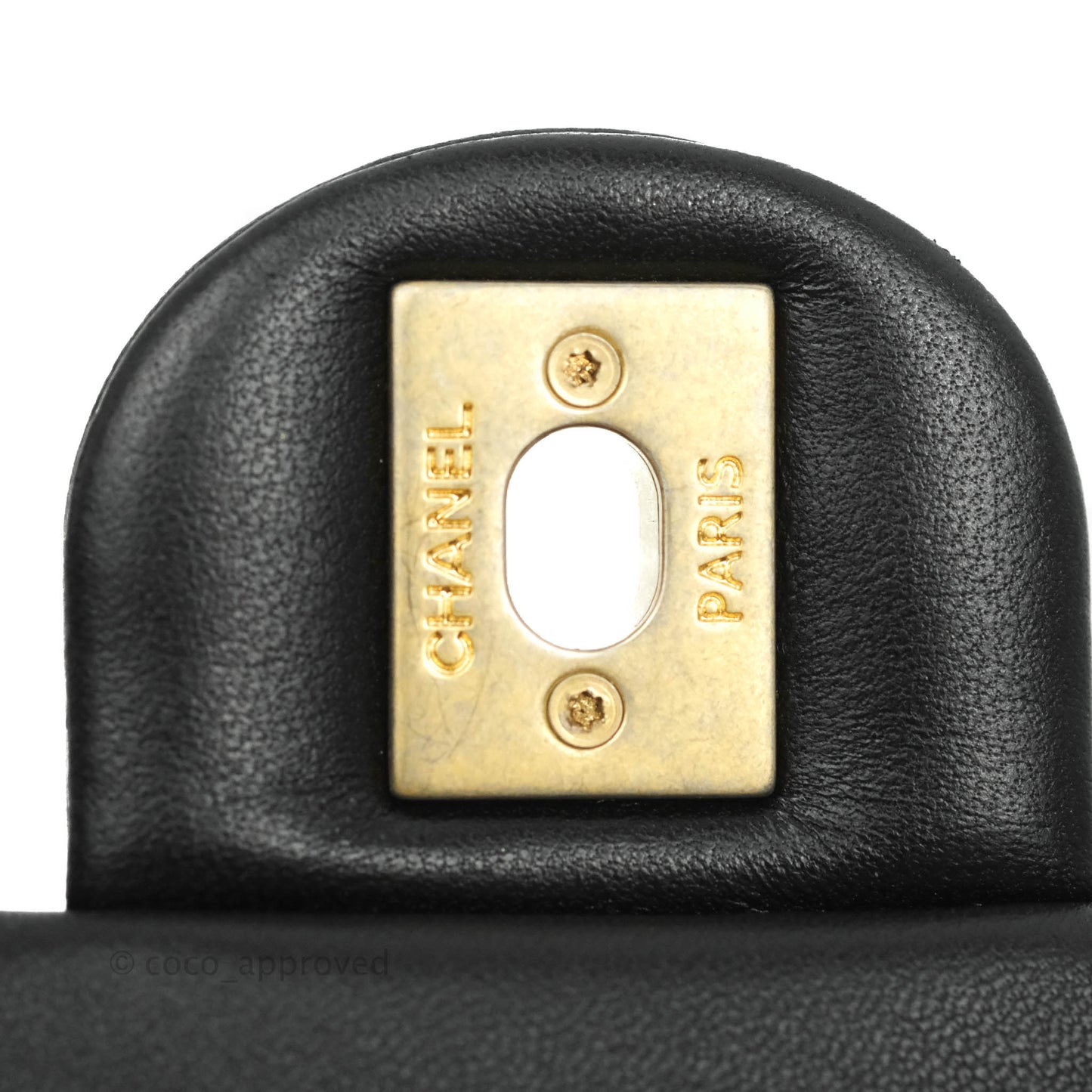 Chanel A Real Catch Quilted Flap Bag Black Aged Gold Hardware