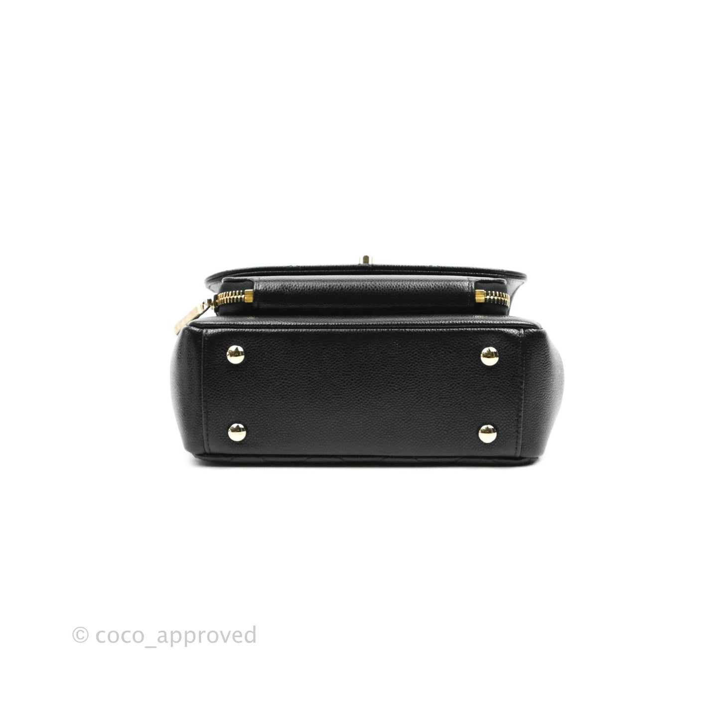 Chanel Small Quilted Business Affinity Flap Black Caviar Gold Hardware