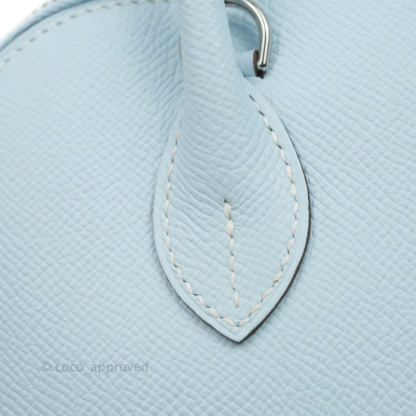 Hermès Bolide 25 Bleu Brume Epsom Palladium Hardware