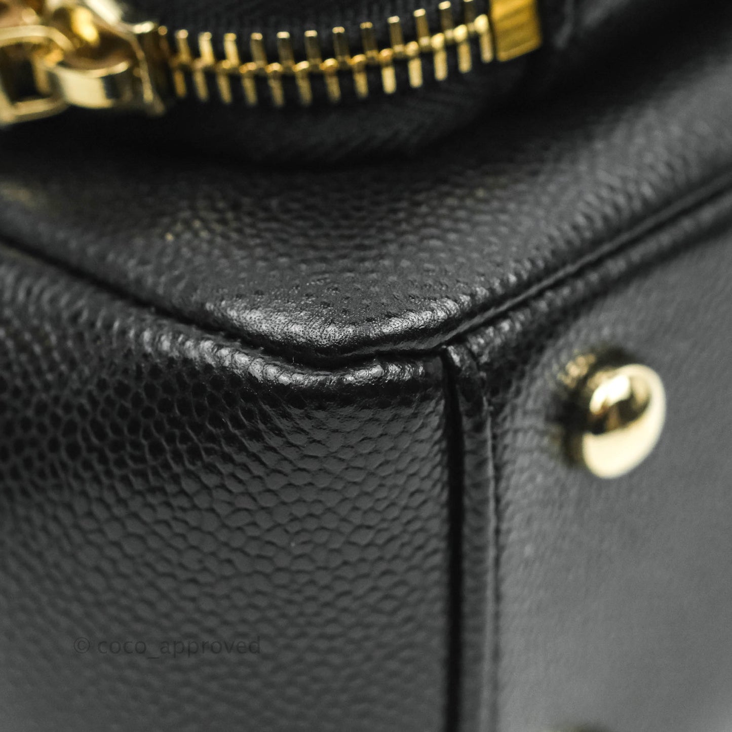 Chanel Small Quilted Business Affinity Flap Black Caviar Gold Hardware