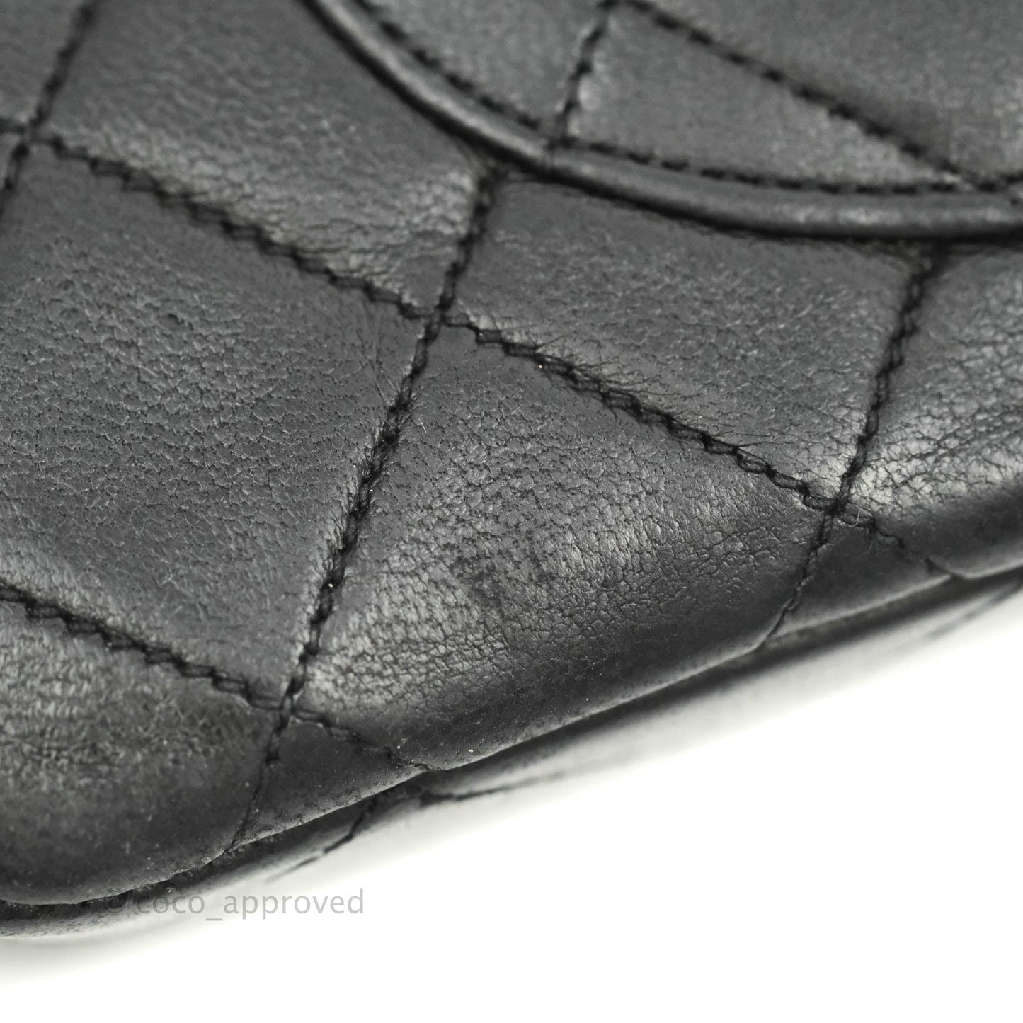 Chanel Classic Vintage Small S/M Flap Black Lambskin 24K Gold Hardware