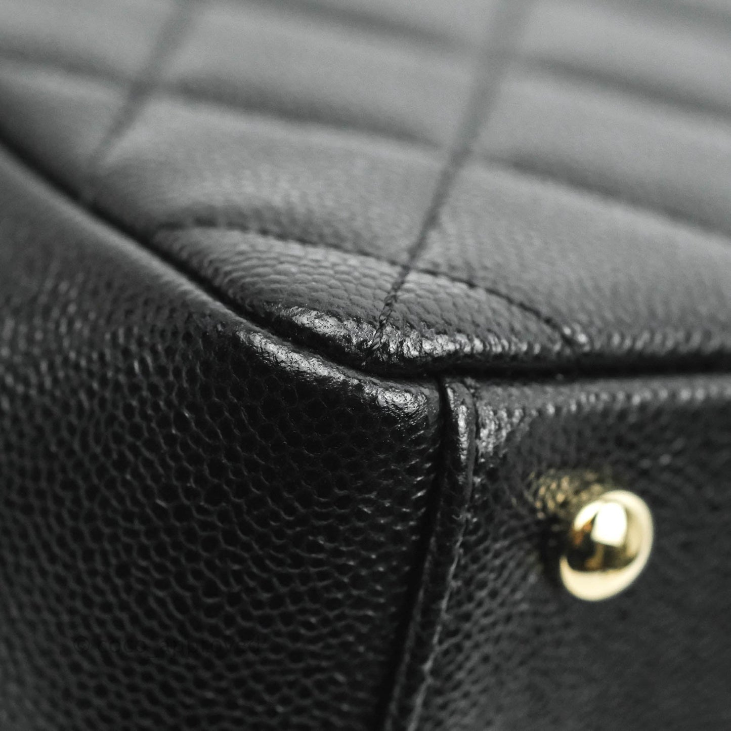 Chanel Small Quilted Business Affinity Flap Black Caviar Gold Hardware