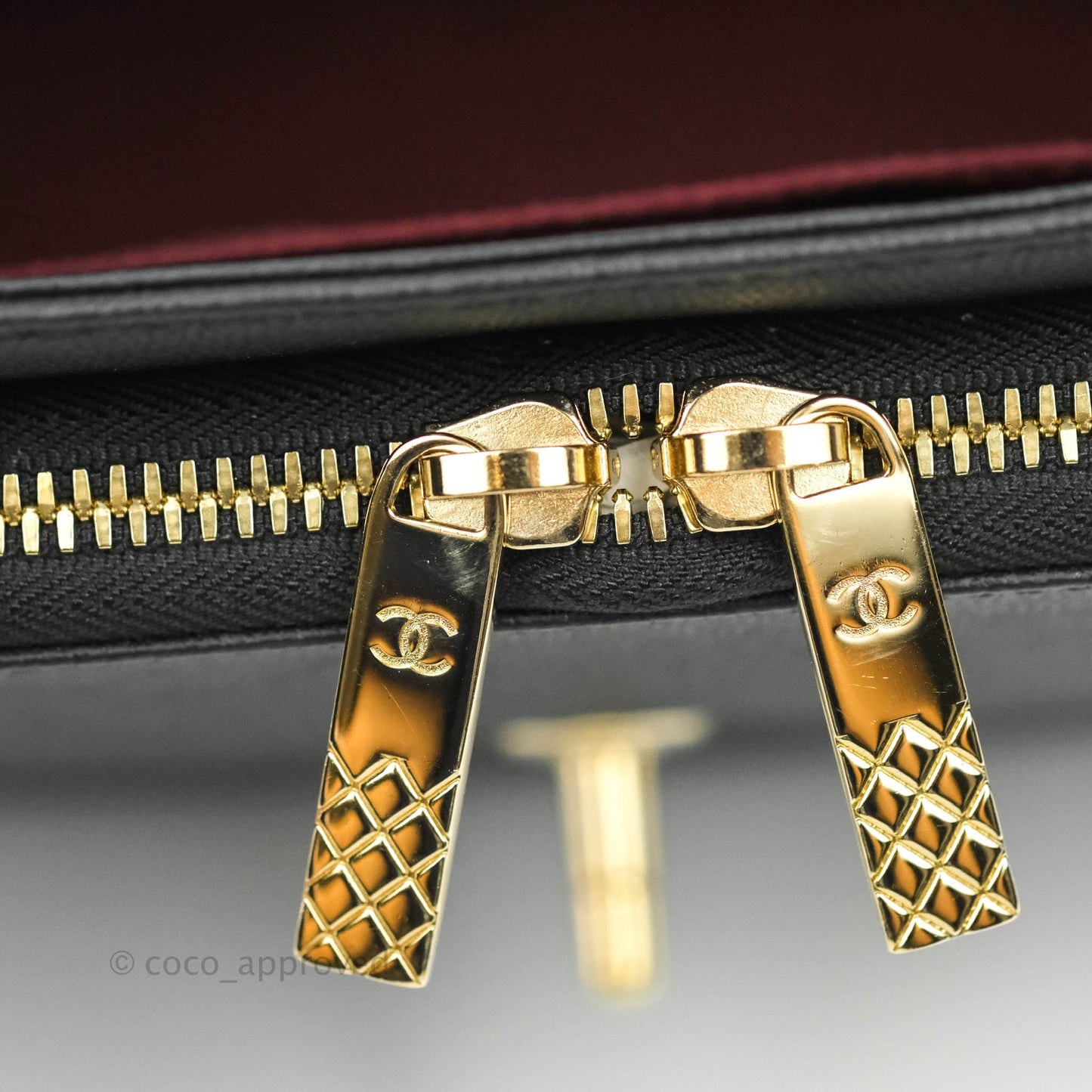 Chanel Quilted Large Business Affinity Flap Black Caviar Gold Hardware