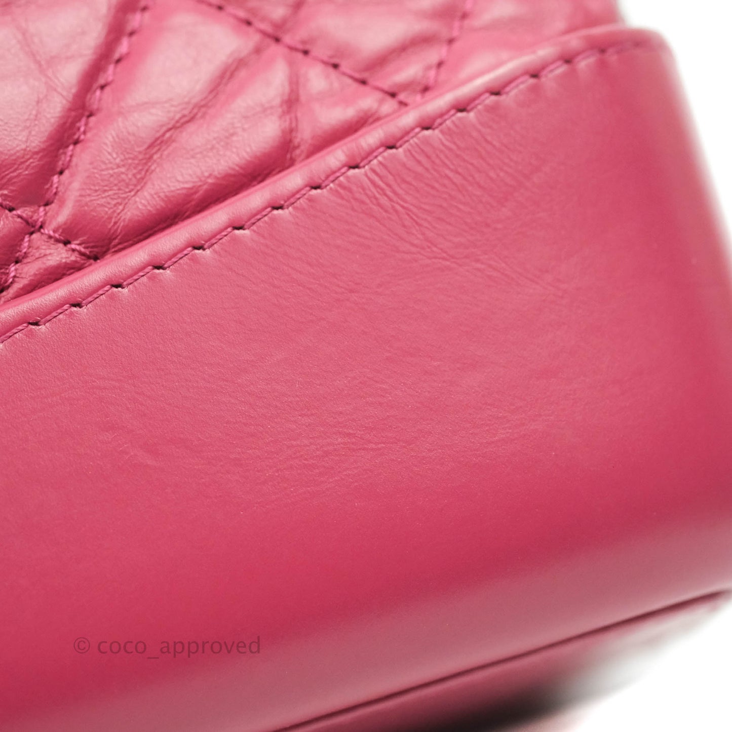 Chanel Gabrielle Backpack Pink Aged Calfskin Small Black