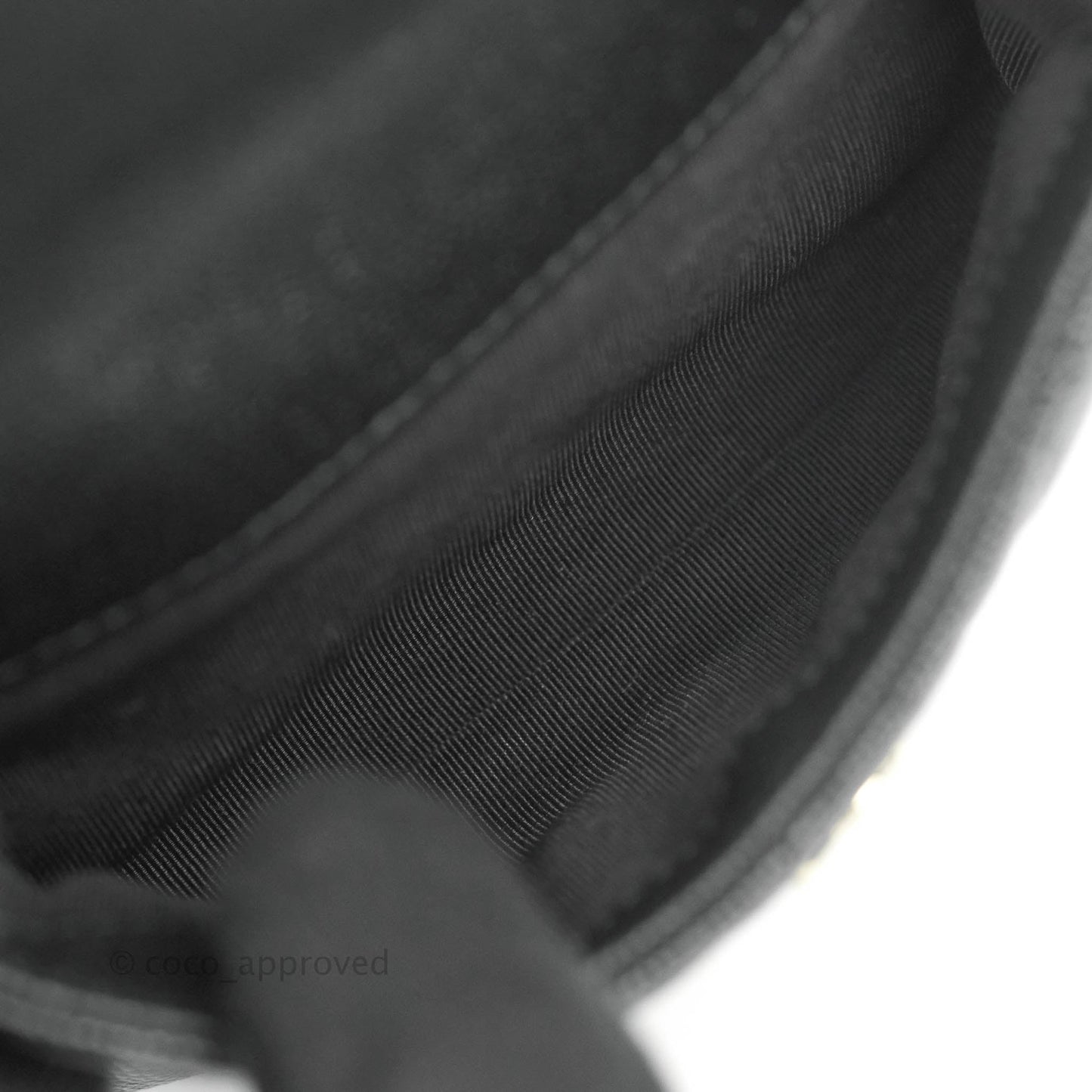 Chanel Quilted Black Caviar Duma Backpack Bag Gold Hardware 20C