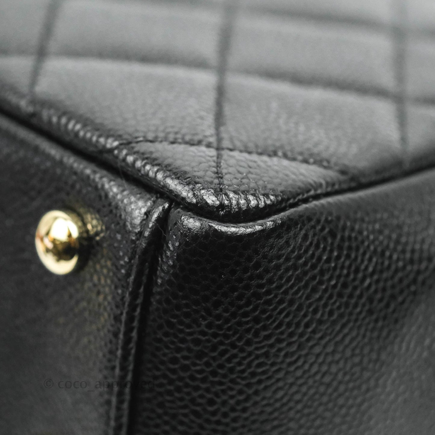 Chanel Small Quilted Business Affinity Flap Black Caviar Gold Hardware