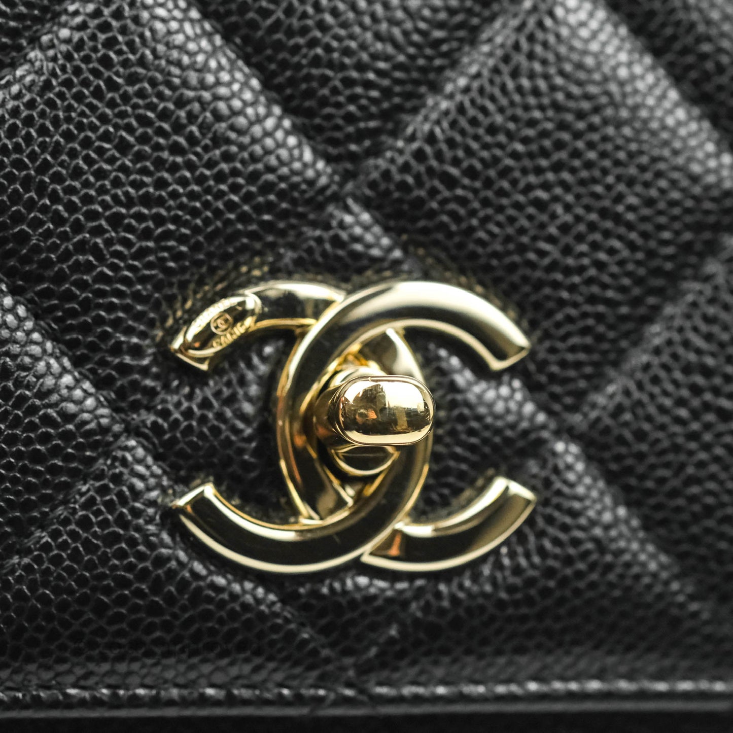 Chanel Small Quilted Business Affinity Flap Black Caviar Gold Hardware