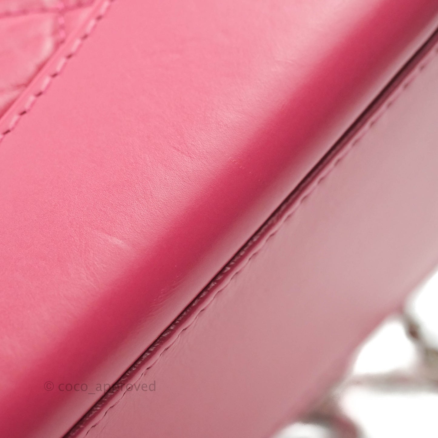 Chanel Gabrielle Backpack Pink Aged Calfskin Small Black