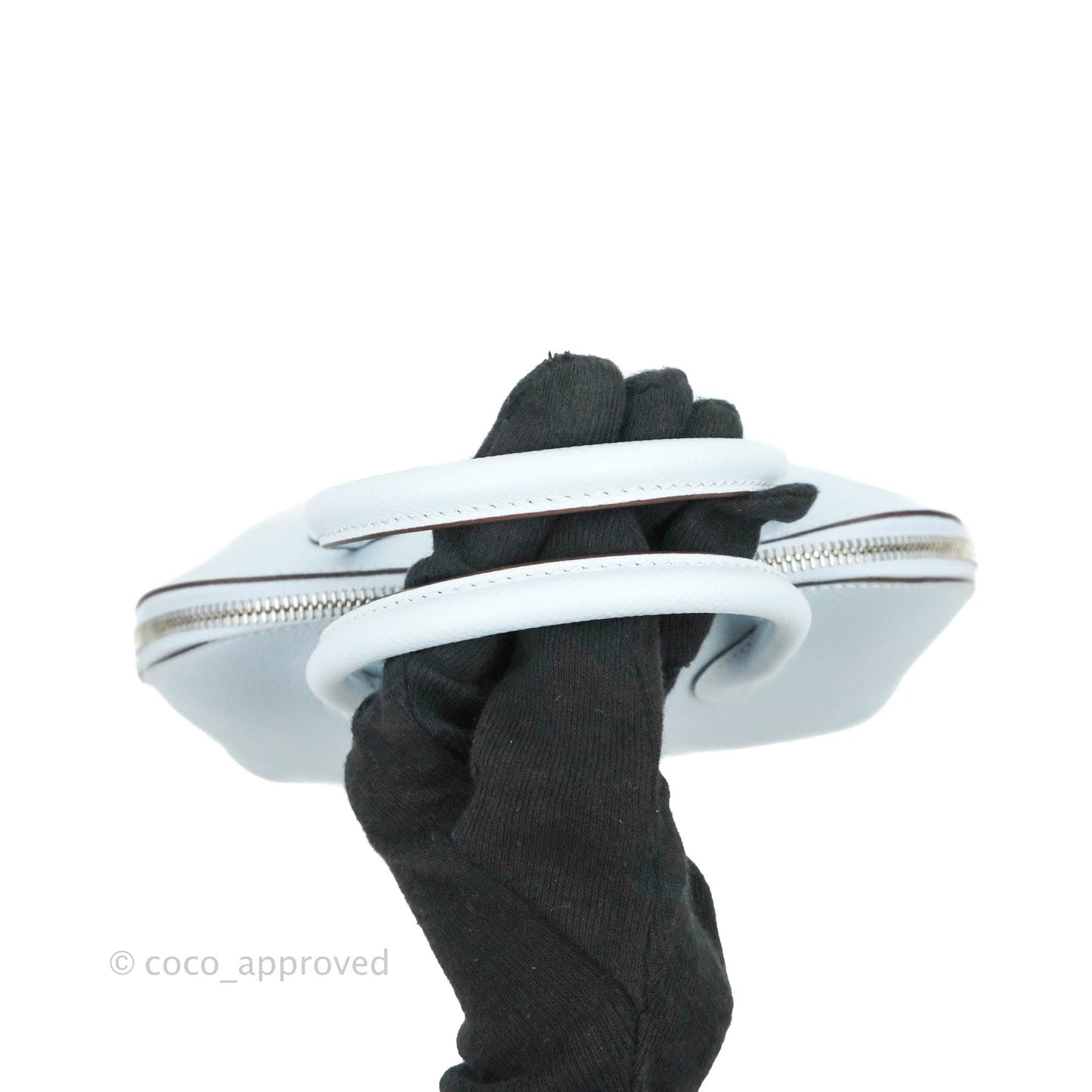 Hermès Bolide 25 Bleu Brume Epsom Palladium Hardware
