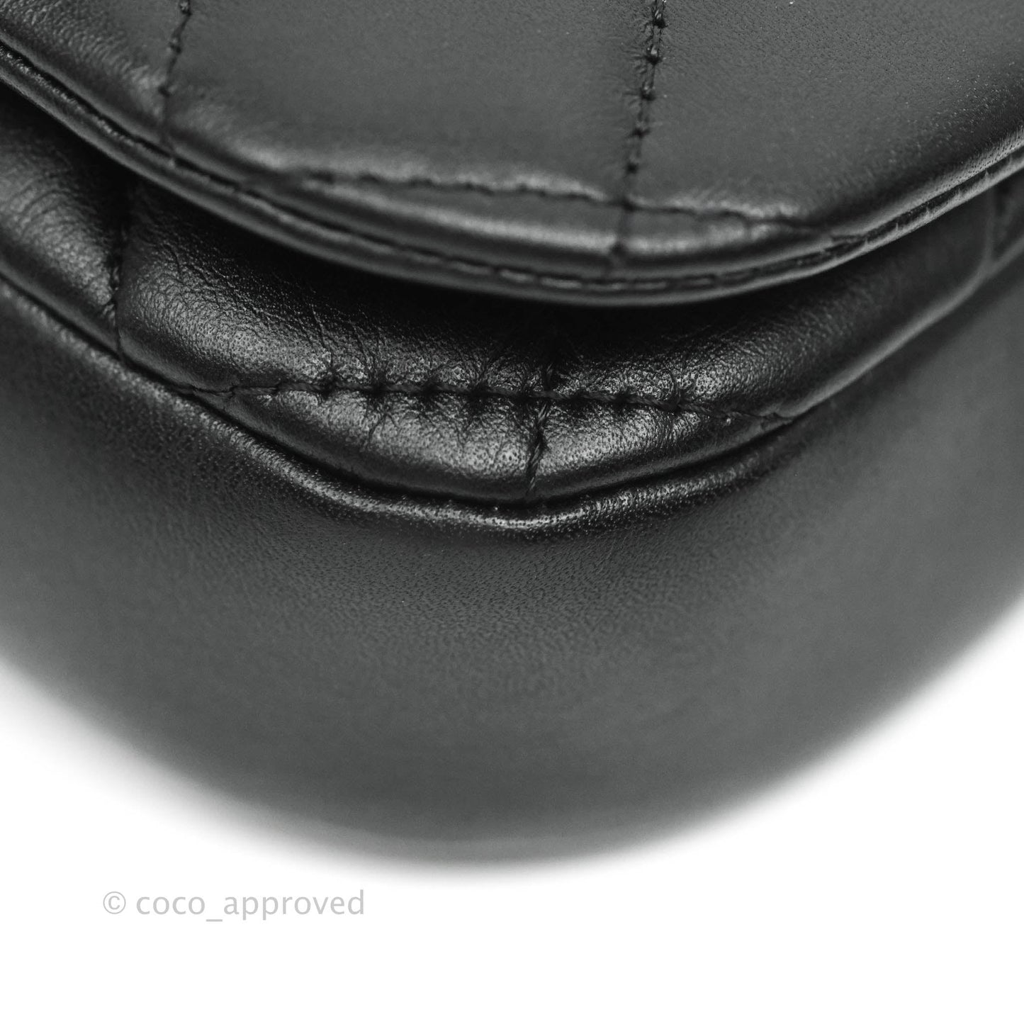Chanel Clutch with Chain Black Calfskin Aged Gold Hardware