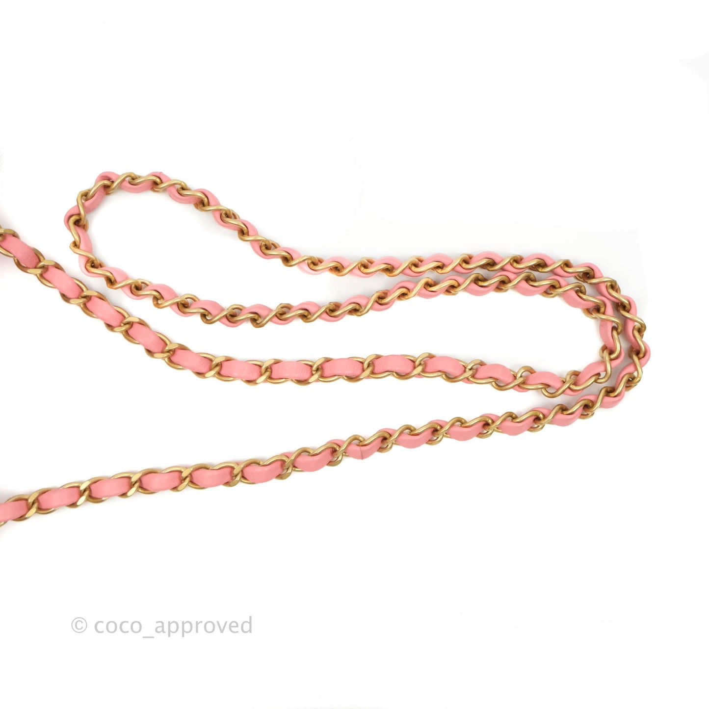 Chanel Quilted Mini Square Pink Lambskin Aged Gold Hardware 19S