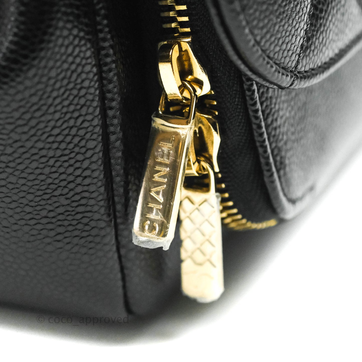 Chanel Small Quilted Business Affinity Flap Black Caviar Gold Hardware