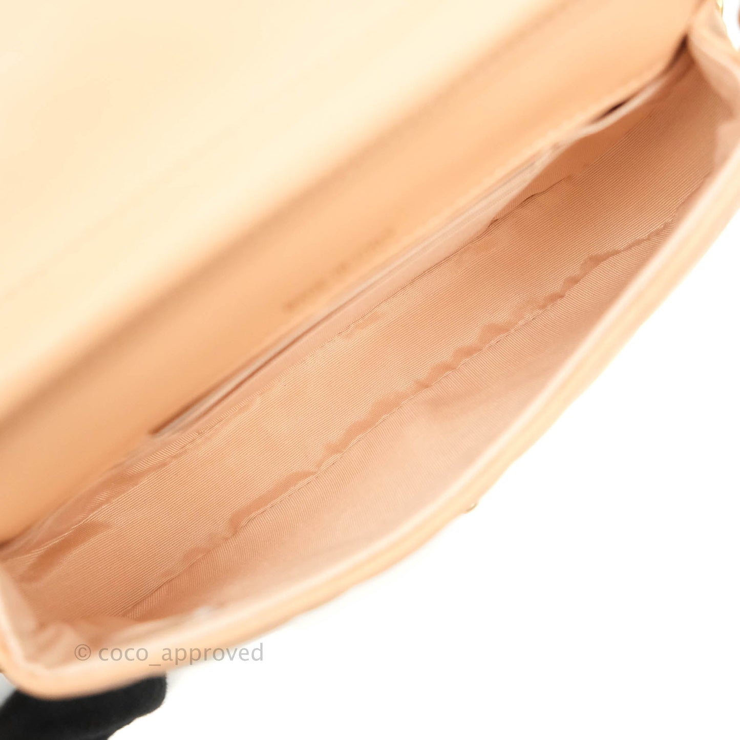 Chanel Clutch with Chain Beige Calfskin Aged Gold Hardware 21B