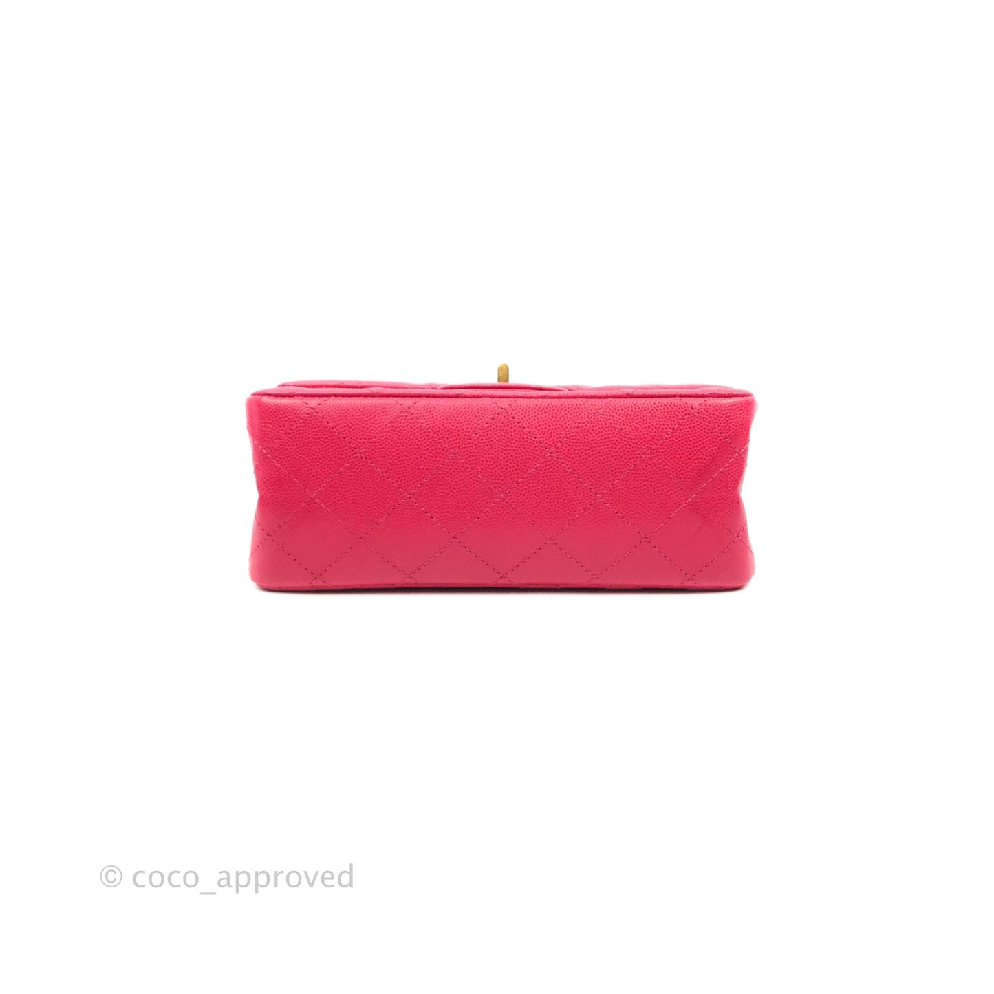 Chanel Reissue 224 Flap Quilted Fuschia Pink Caviar Aged Gold Hardware