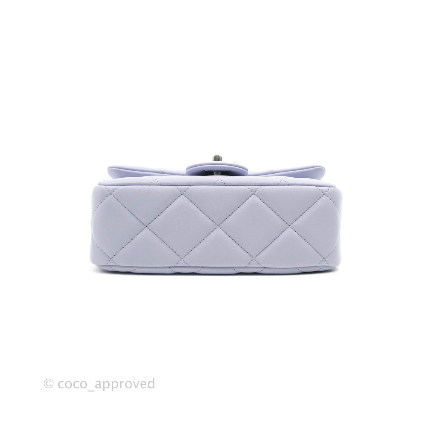 Chanel Quilted My Perfect Mini With Pearl Lilac Lambskin Silver Hardware