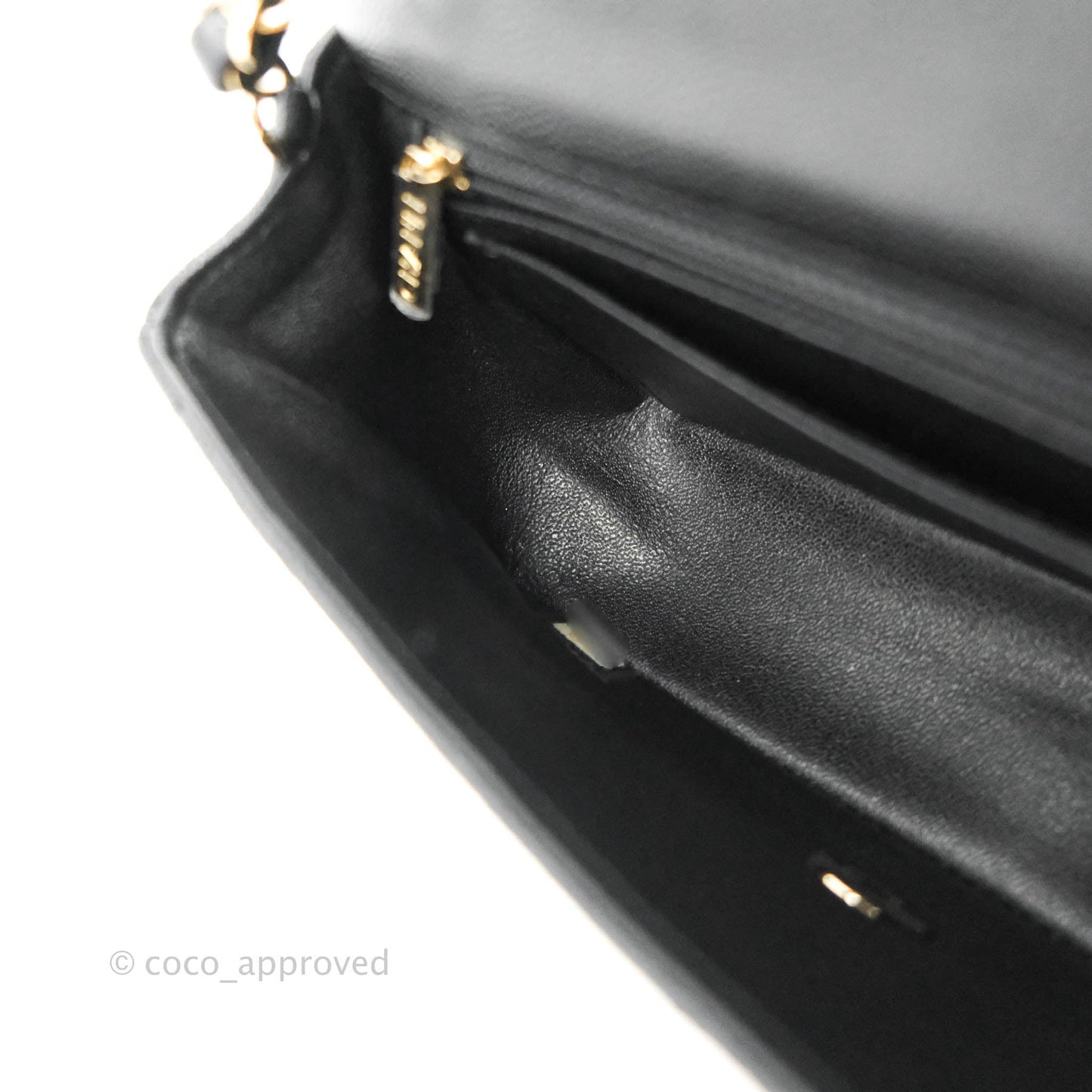 Chanel Quilted Mini Rectangular Flap Black Caviar Gold Hardware 18B