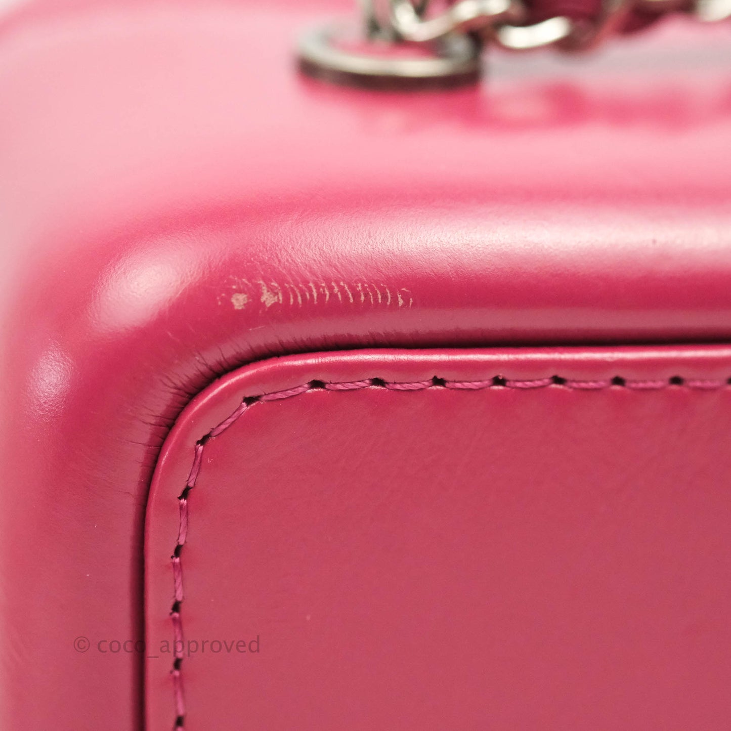Chanel Gabrielle Backpack Pink Aged Calfskin Small Black