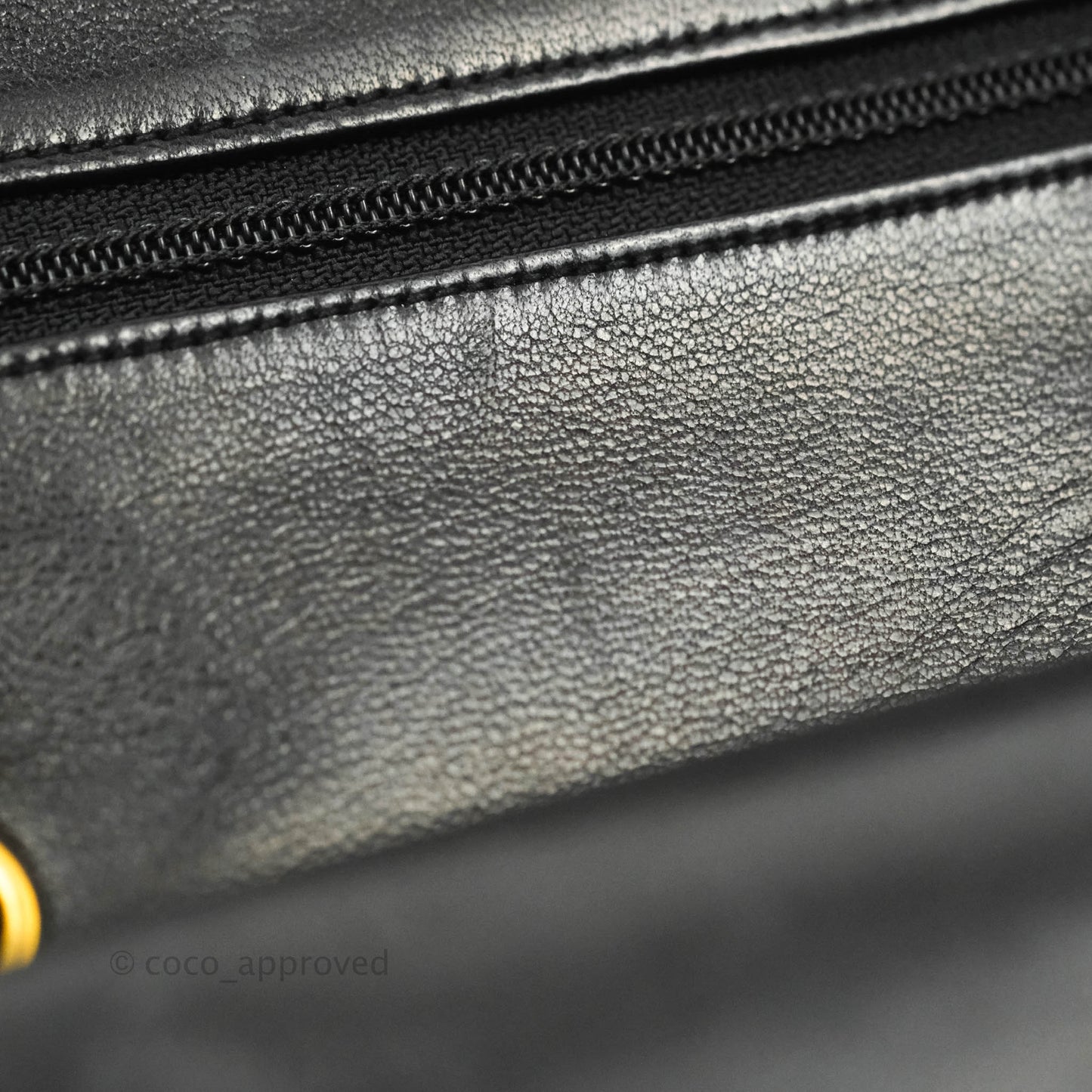 Chanel Classic Vintage Small S/M Flap Black Lambskin 24K Gold Hardware