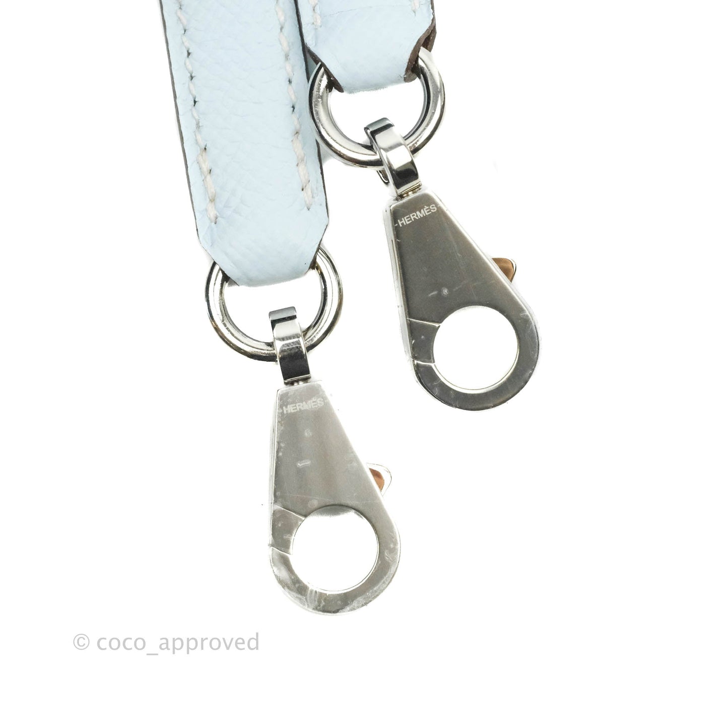 Hermès Bolide 25 Bleu Brume Epsom Palladium Hardware