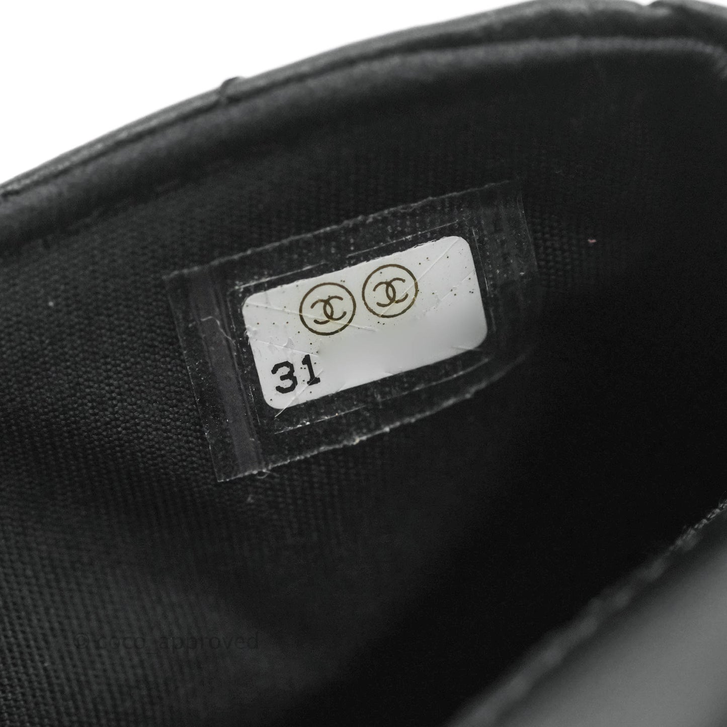 Chanel Clutch with Chain Black Calfskin Aged Gold Hardware