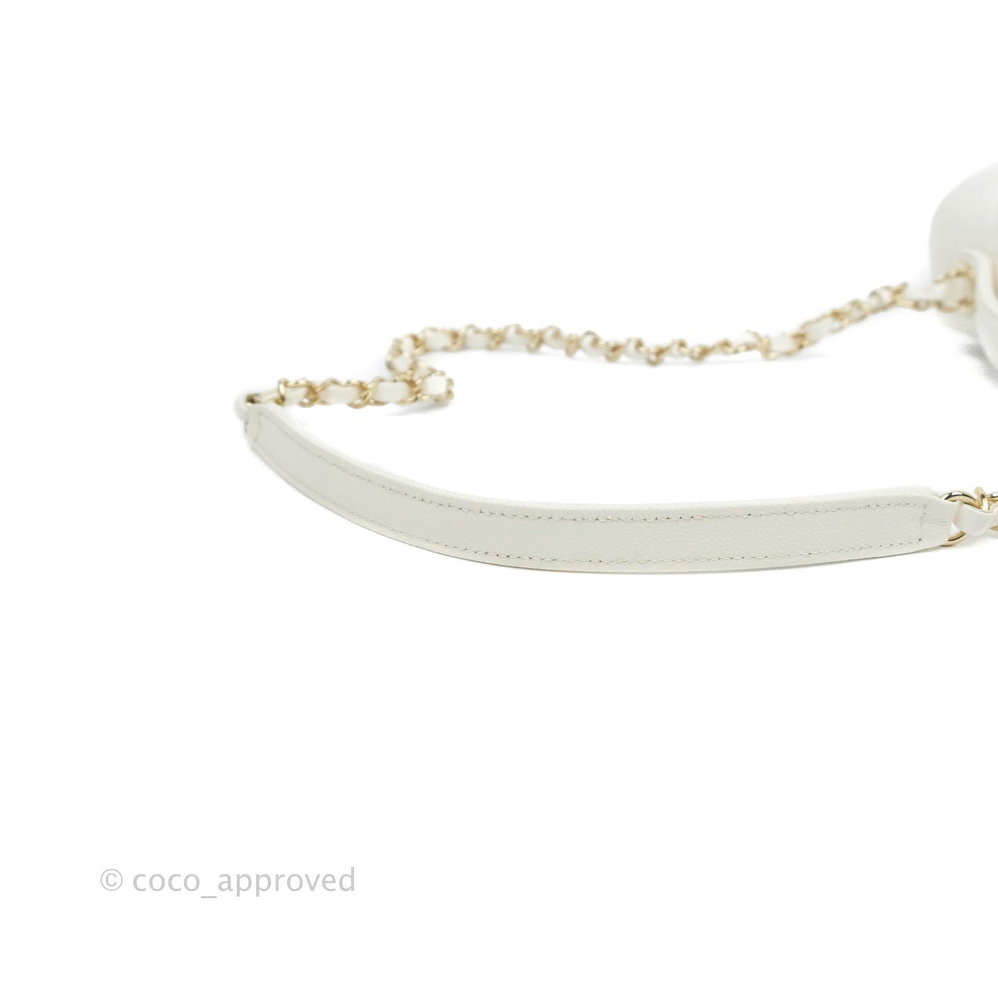 Chanel Quilted Medium Business Affinity Flap White Caviar Gold Hardware