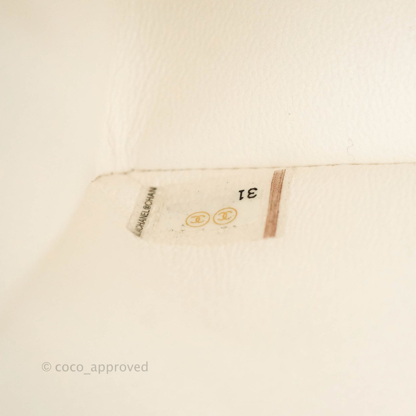 Chanel Classic Quilted Small S/M Flap White Caviar Gold Hardware