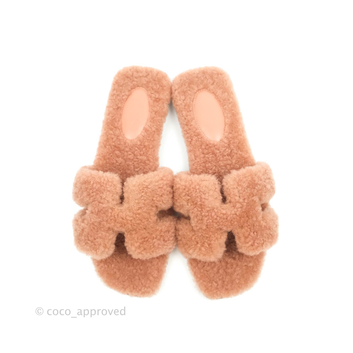 Hermès Teddy Oran Sandals in Rose Aube Size 36