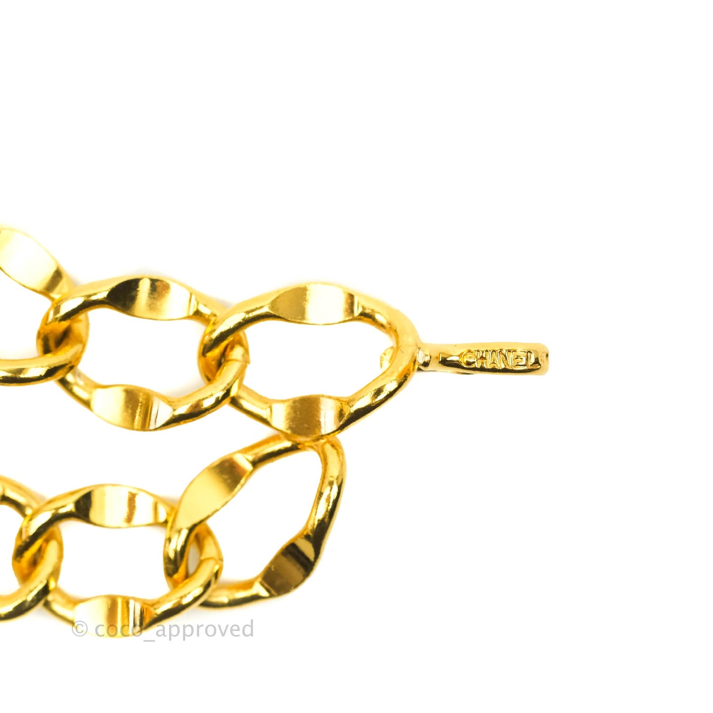 Chanel Vintage Chain 31 Rue Cambon Paris Belt Gold Tone