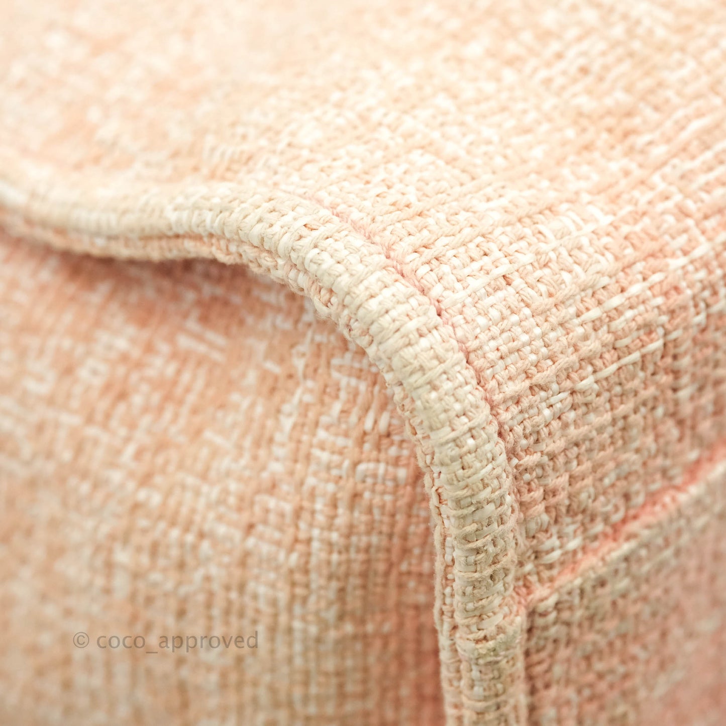 Chanel Large Deauville Pink Tweed