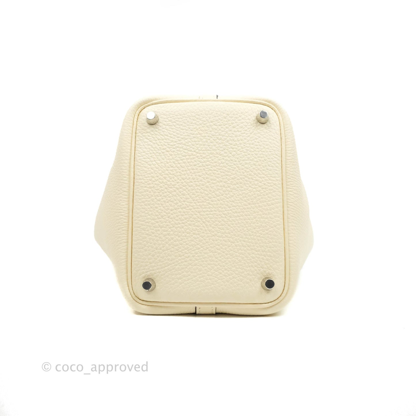 Hermès Clemence Picotin Lock 18 Nata Silver Hardware