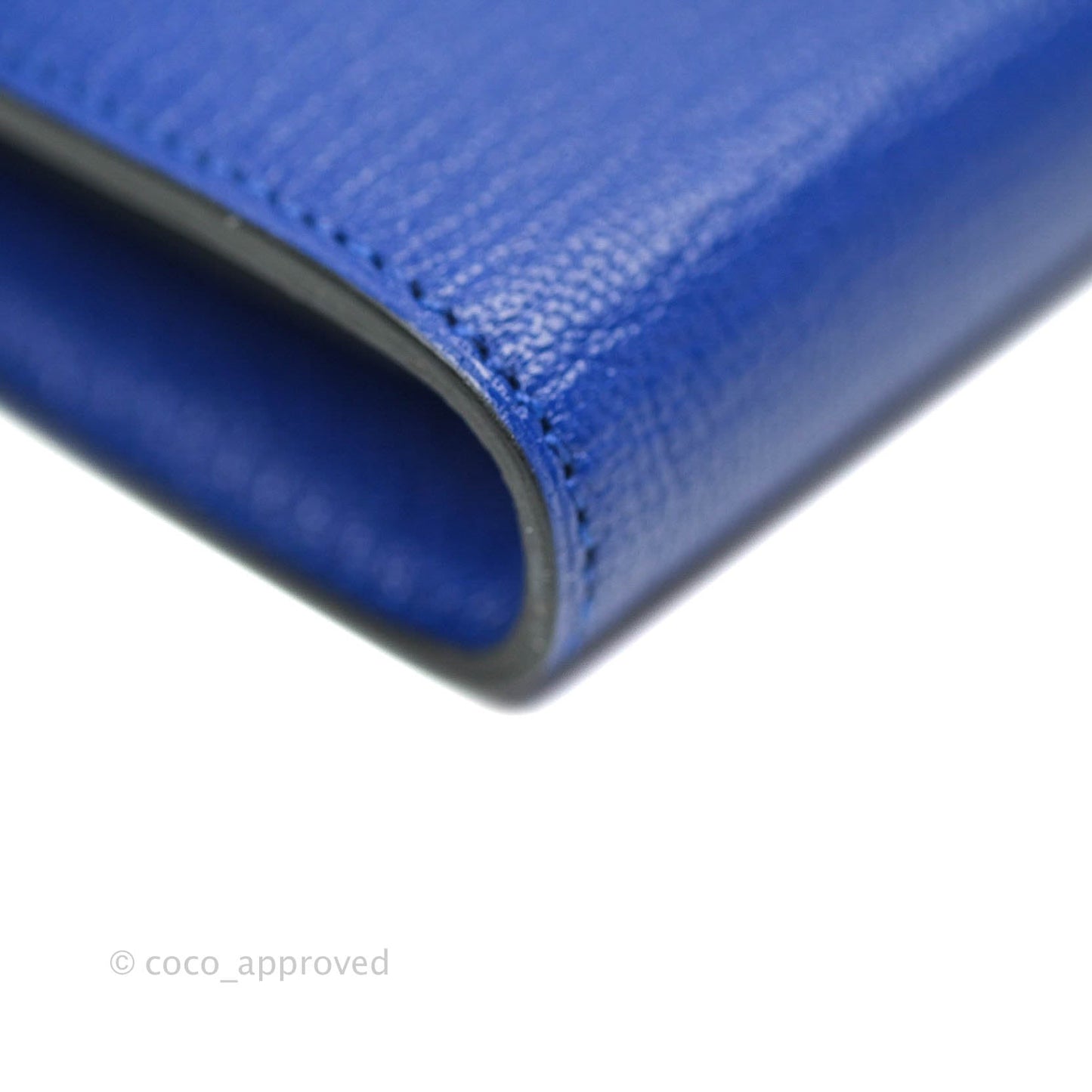 Hermès Kelly Wallet Chevre Mysore Bleu Electrique Gold Hardware