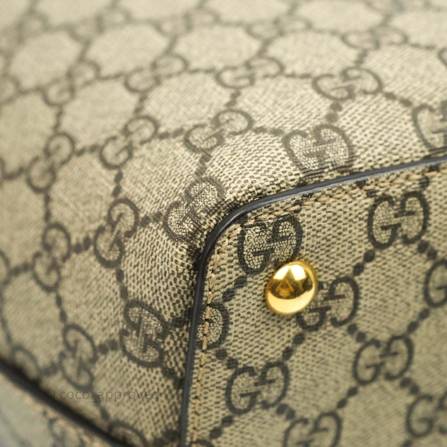 Gucci Monogram Canvas Brown Shopping Tote