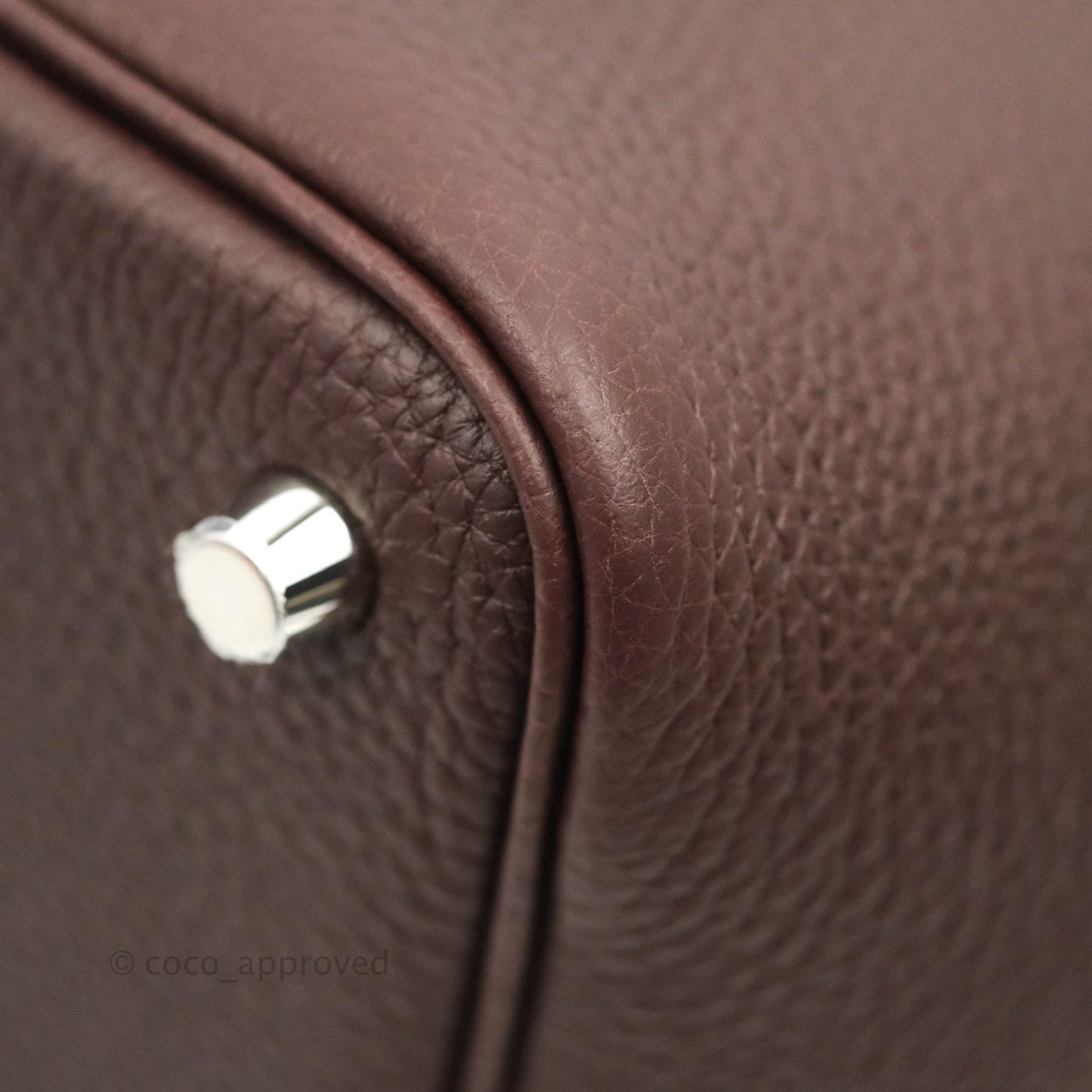 Hermès Borsa Picotin Lock 18 Rouge Sellier Silver Hardware