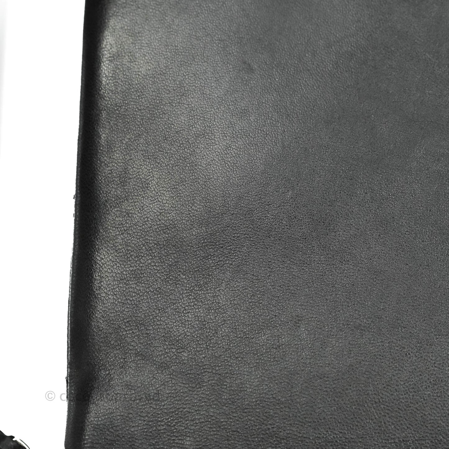 Chanel Quilted Clutch with Chain Black Lambskin Silver Hardware