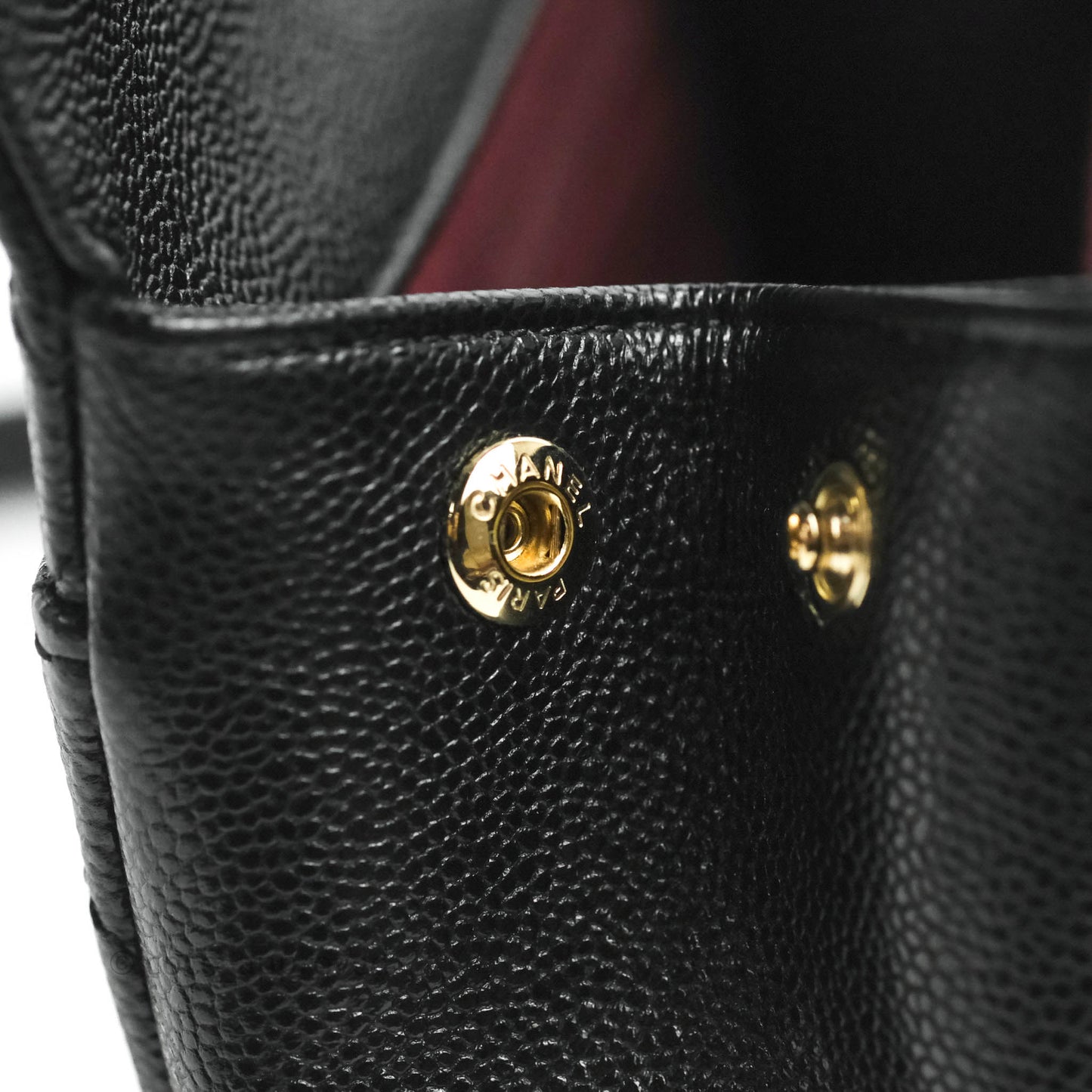 Chanel Small Quilted Business Affinity Flap Black Caviar Gold Hardware