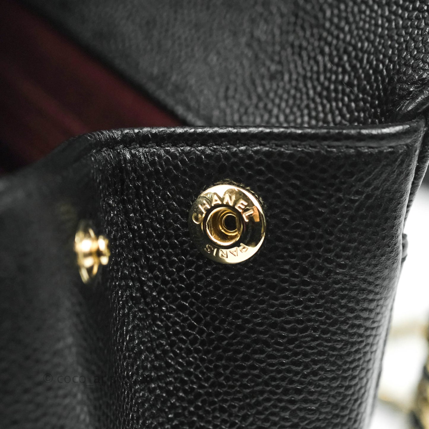 Chanel Small Quilted Business Affinity Flap Black Caviar Gold Hardware