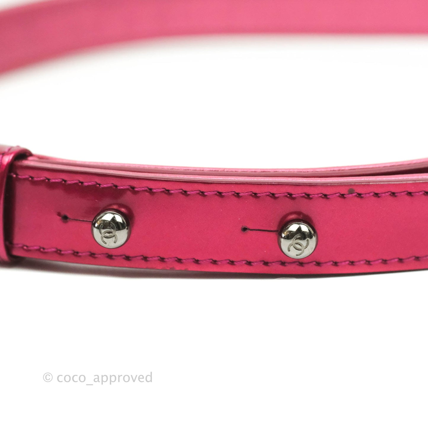 Chanel Quilted Small Boy Metallic Pink Patent & Lambskin Gun Metal
