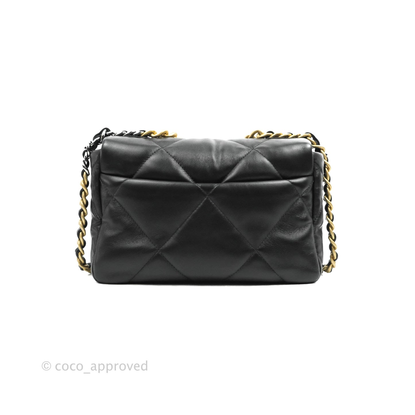 Chanel 19 Small Black Lambskin Mixed Hardware