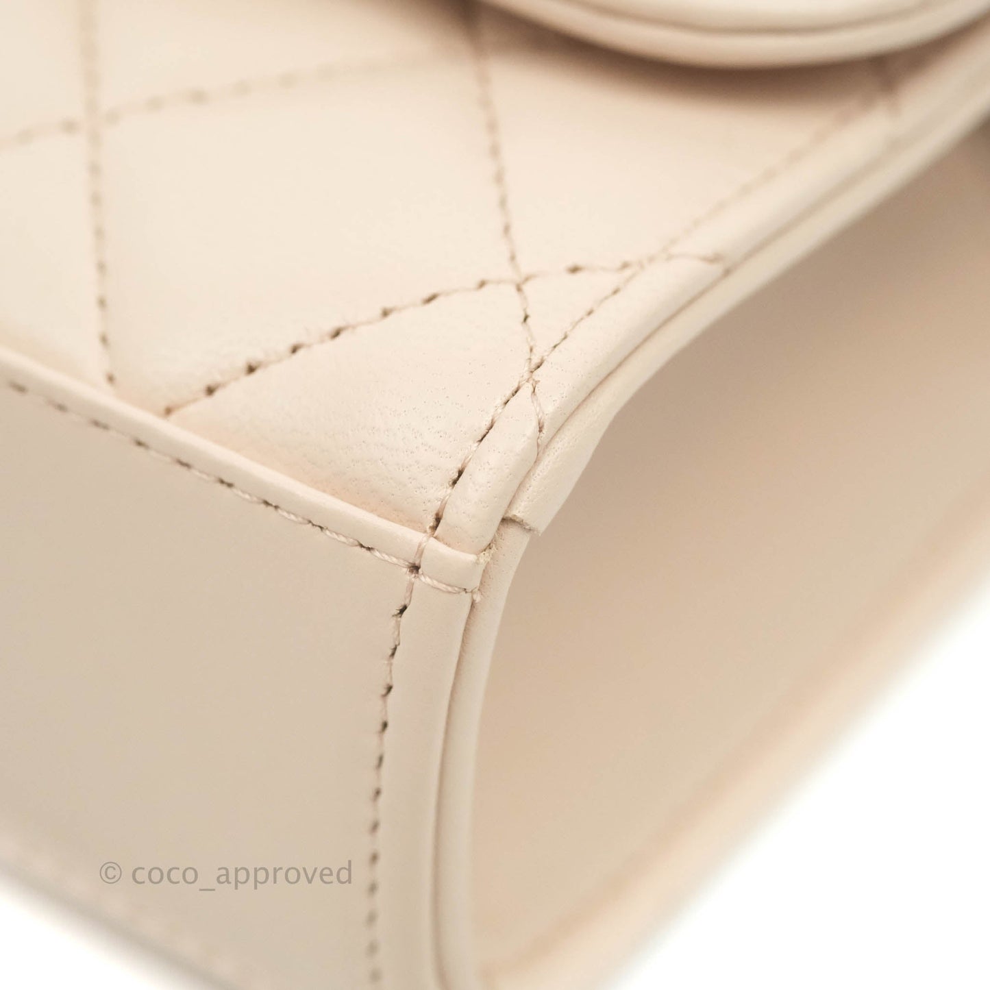 Chanel Mini Quilted Trendy CC Clutch With Chain Rose Clair Pink Lambskin Gold Hardware
